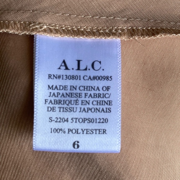 A.L.C. Calypso Halter Tank In Bella Elegant Cream Blush Cami Halter Top NWOT - Picture 6 of 12